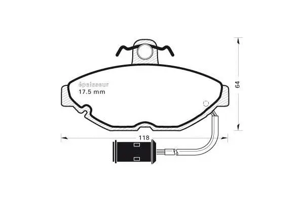 Brake Pad Set, disc brake (193)