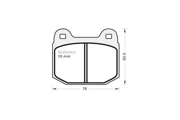 Brake Pad Set, disc brake (96)