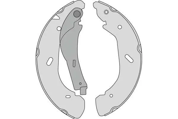 Brake Shoe Set (M791)