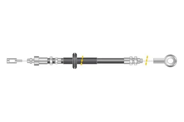 Cable Pull, parking brake (CF5168)
