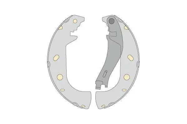 Brake Shoe Set (M757)