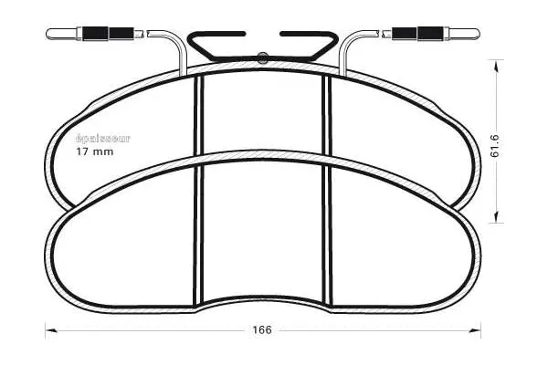 Brake Pad Set, disc brake (344)