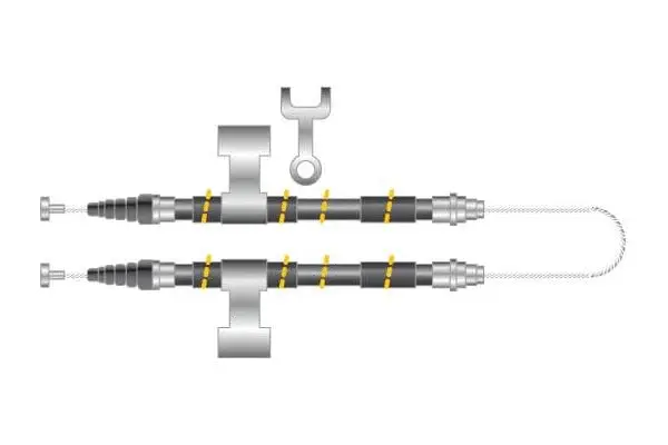Cable Pull, parking brake (CF5257)