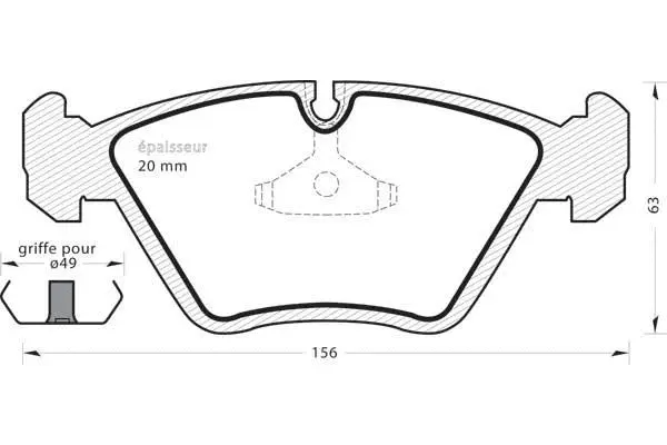 Brake Pad Set, disc brake (236)