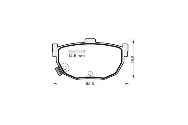 Brake Pad Set, disc brake (577)