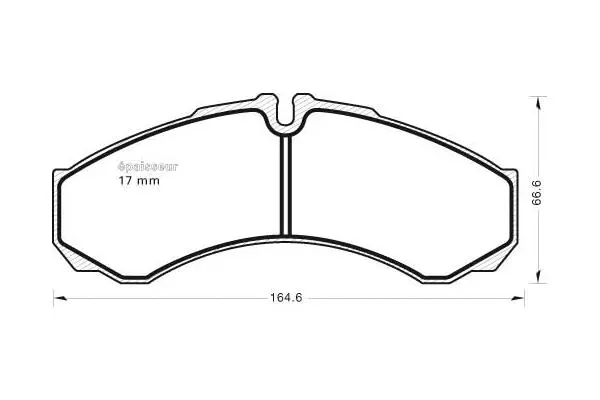 Brake Pad Set, disc brake (763)