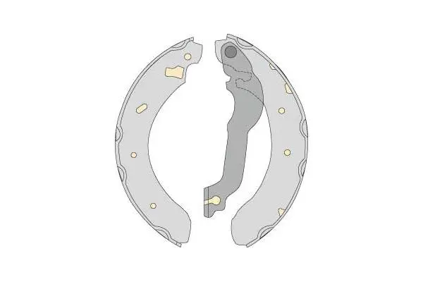 Brake Shoe Set (M758)