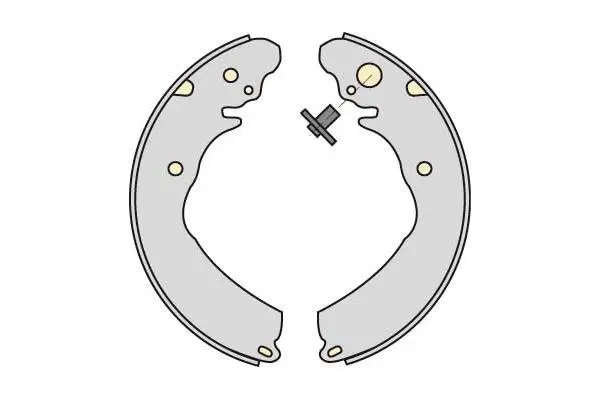Brake Shoe Set (M742)