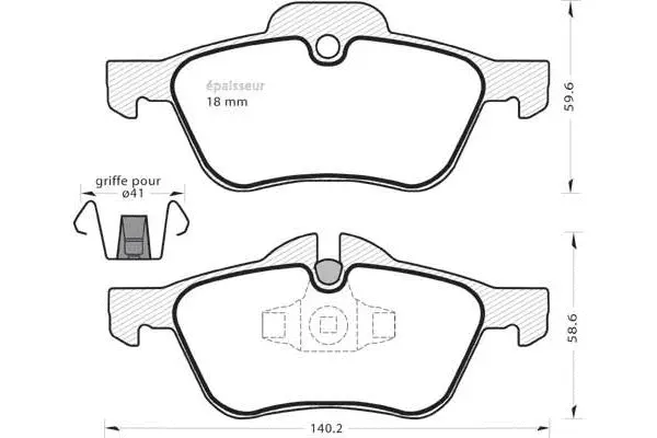 Brake Pad Set, disc brake (567)