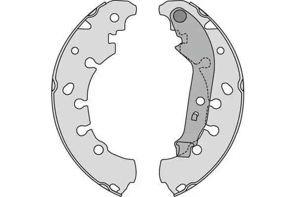 Brake Shoe Set (M847)