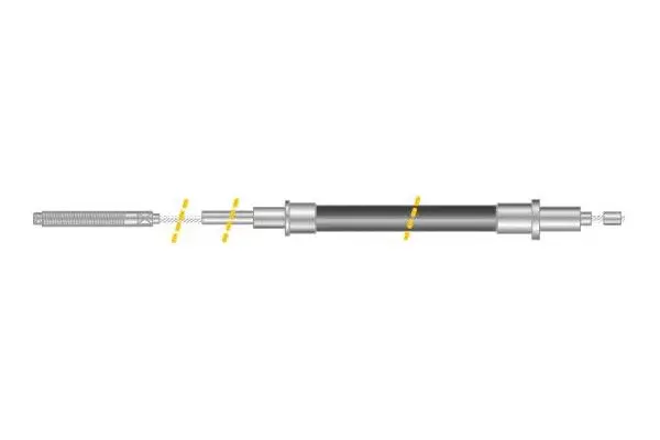 Cable Pull, parking brake (CF5056)