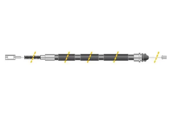 Cable Pull, parking brake (CF5540)