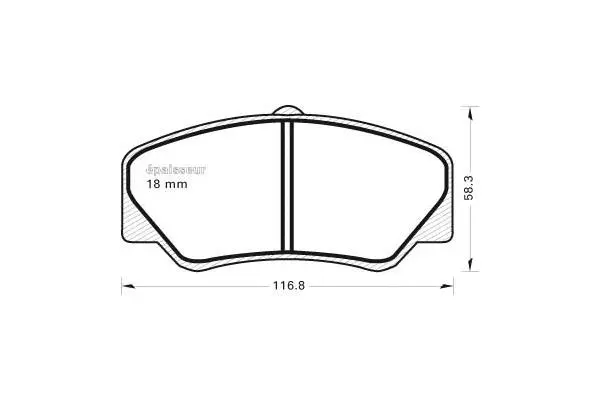 Brake Pad Set, disc brake (217)