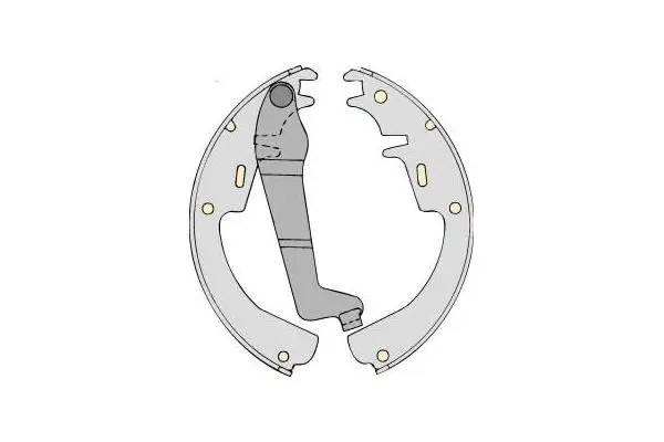 Brake Shoe Set (M545)