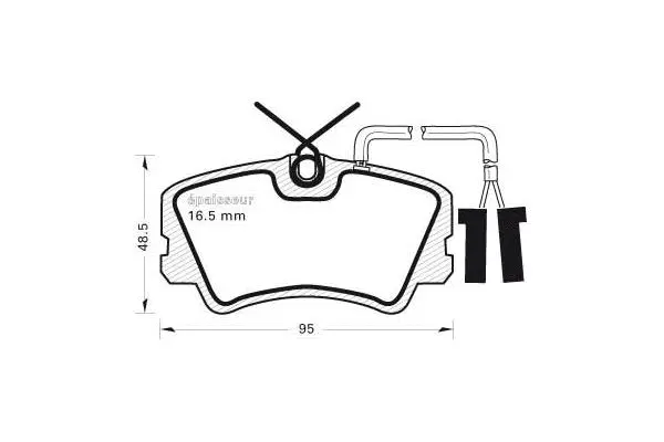 Brake Pad Set, disc brake (241)