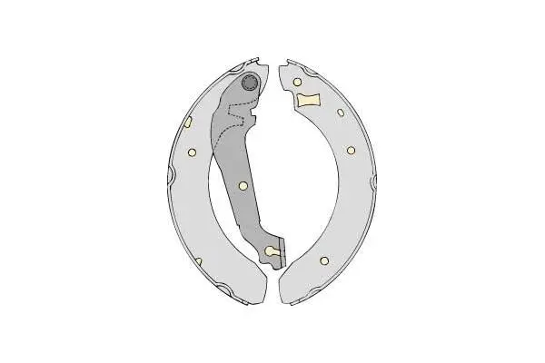 Brake Shoe Set (M616)