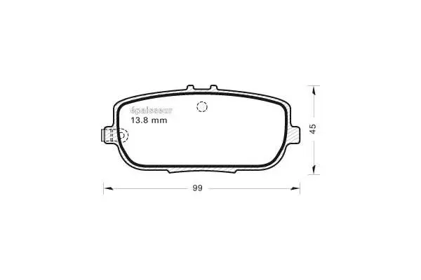 Brake Pad Set, disc brake (829)