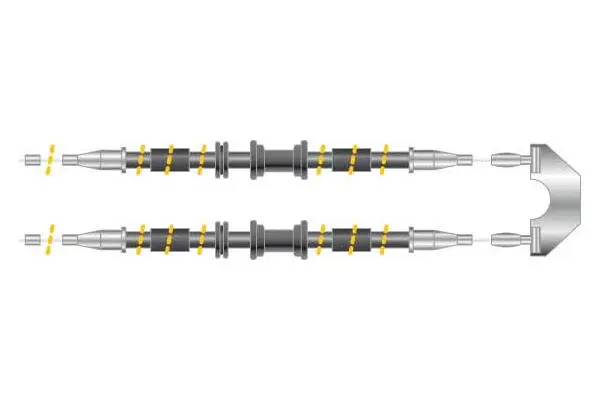 Cable Pull, parking brake (CF5351)