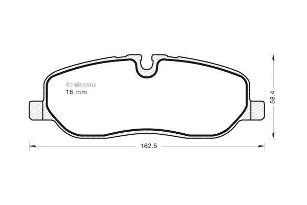 Brake Pad Set, disc brake (803)