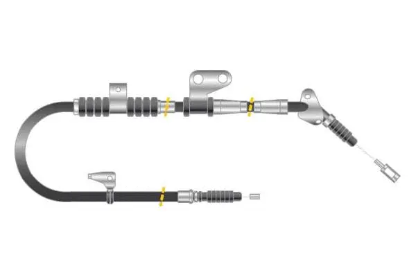 Cable Pull, parking brake (CF5286)