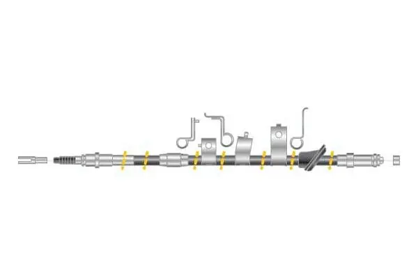 Cable Pull, parking brake (CF5283)