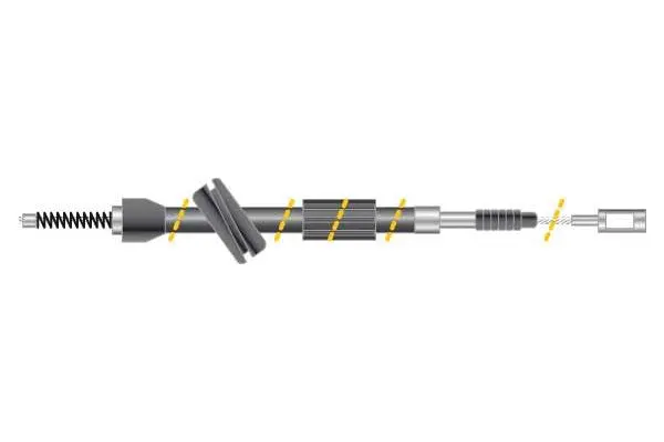Cable Pull, parking brake (CF5038)