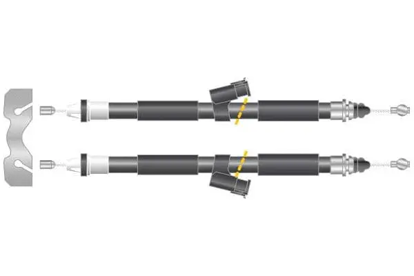 Cable Pull, parking brake (CF5857)