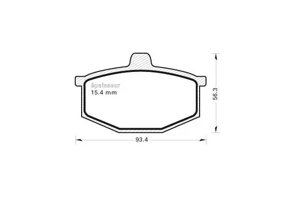 Brake Pad Set, disc brake (112)