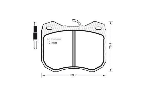 Brake Pad Set, disc brake (35)
