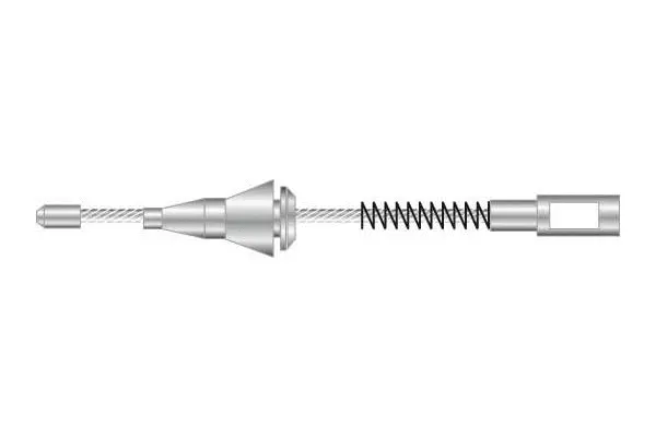 Cable Pull, parking brake (CF5348)