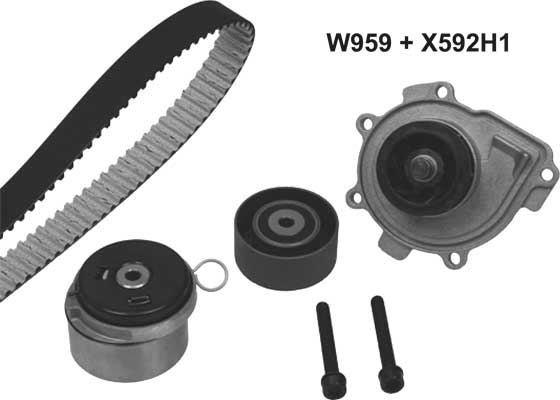 Water Pump & Timing Belt Kit