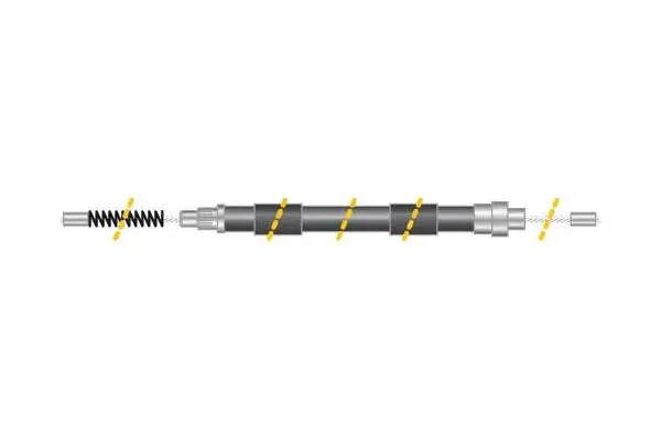 Cable Pull, parking brake (CF5005)