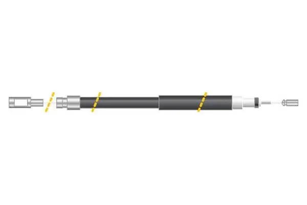 Cable Pull, parking brake (CF5724)