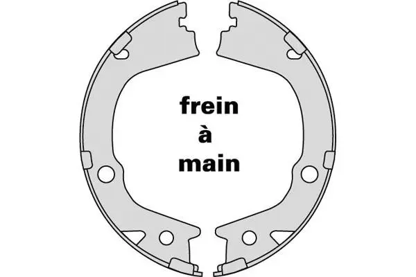 Brake Shoe Set, parking brake (M962)