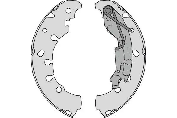 Brake Shoe Set (M848)