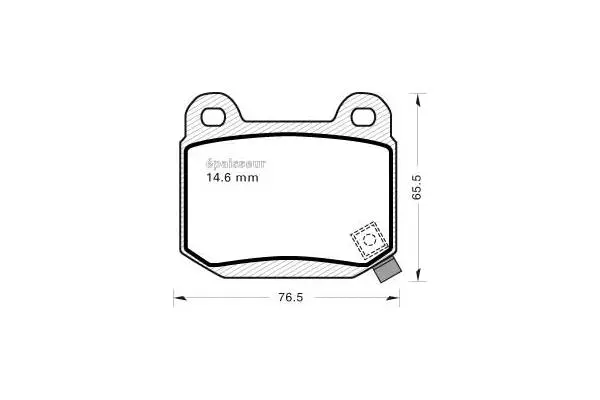 Brake Pad Set, disc brake (945)