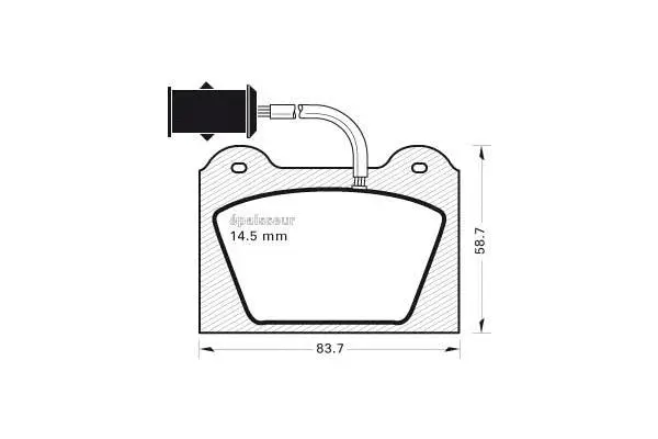 Brake Pad Set, disc brake (148)