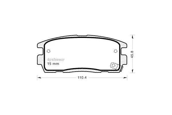 Brake Pad Set, disc brake (886)