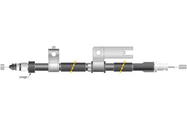 Cable Pull, parking brake (CF6052)