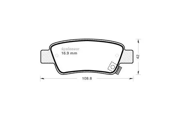 Brake Pad Set, disc brake (921)