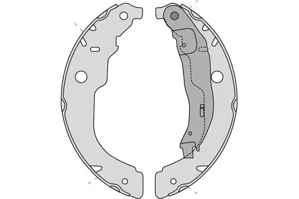 Brake Shoe Set (M982)