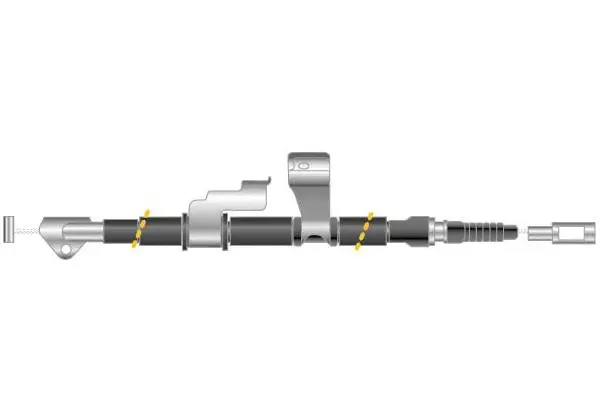 Cable Pull, parking brake (CF6382)