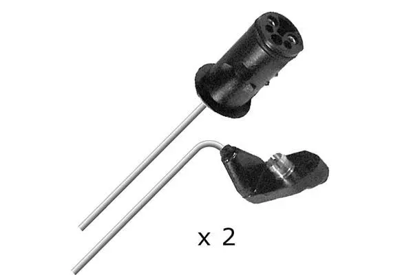 Warning Contact, brake pad wear (TU110)