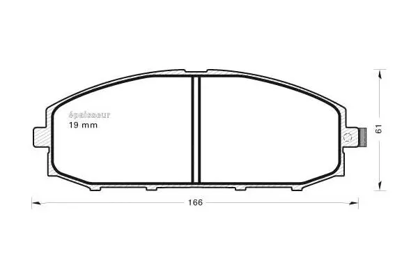 Brake Pad Set, disc brake (506)