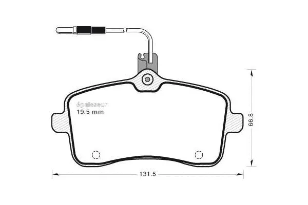 Brake Pad Set, disc brake (732)