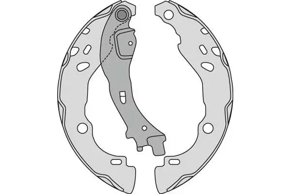 Brake Shoe Set (M834)