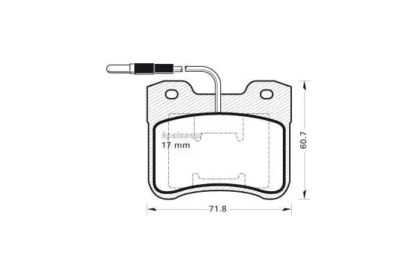 Brake Pad Set, disc brake (215)
