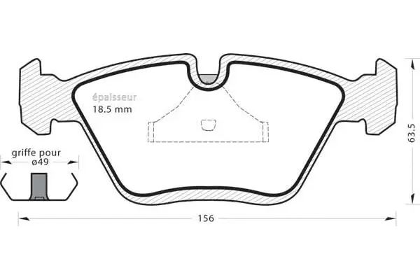 Brake Pad Set, disc brake (310)