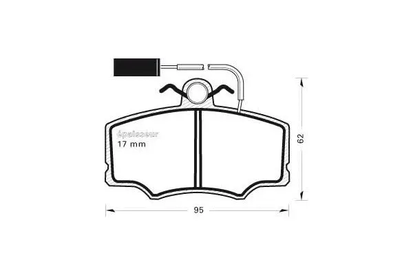 Brake Pad Set, disc brake (304)