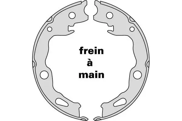 Brake Shoe Set, parking brake (M979)